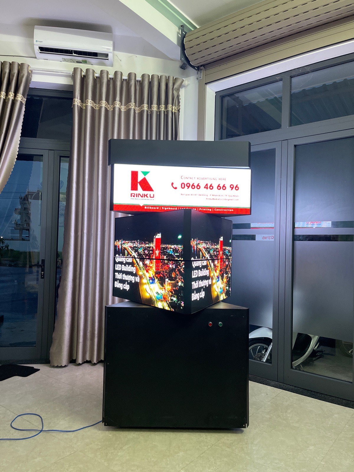 Màn hình led xoay 3D