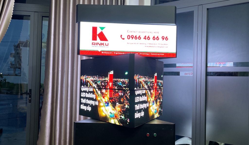 Màn hình led xoay 3D